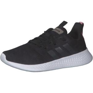 imageadidas Womens Puremotion Adapt Running ShoeCore Black Grey Six Super Pop