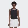 imageadidas Womens Club Knotted Tennis Tank TopBlackWhite
