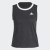 imageadidas Womens Club Knotted Tennis Tank TopBlackWhite