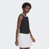 imageadidas Womens Club Knotted Tennis Tank TopBlackWhite