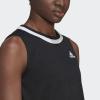 imageadidas Womens Club Knotted Tennis Tank TopBlackWhite