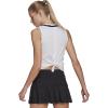 imageadidas Womens Club Knotted Tennis Tank TopWhiteBlack