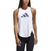 imageadidas Womens Badge of Sport Logo TankWhiteCrew RedCrew Navy