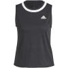 imageadidas Womens Club Knotted Tennis Tank TopBlackWhite