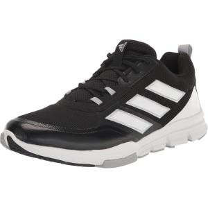 imageadidas Mens Speed Trainer 5 Baseball ShoeCore BlackWhiteSilver Metallic