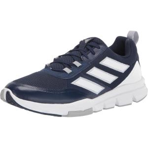 imageadidas Mens Speed Trainer 5 Baseball ShoeNavy BlueWhiteSilver Metallic