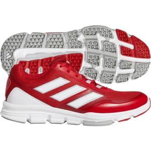 imageadidas Mens Speed Trainer 5 Baseball ShoeTeam Power RedWhiteSilver Metallic