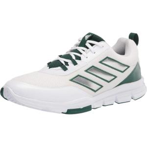 imageadidas Mens Speed Trainer 5 Baseball ShoeWhiteSilver MetallicTeam Dark Green