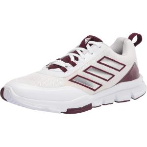 imageadidas Mens Speed Trainer 5 Baseball ShoeWhiteSilver MetallicTeam Maroon