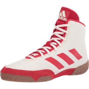 imageadidas UnisexAdult Tech Fall 20 Wrestling ShoesChalk WhiteScarletGum