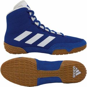 imageadidas UnisexAdult Tech Fall 20 Wrestling ShoesRoyalWhite