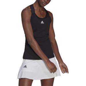 imageadidas Womens Tennis Tank AeroreadyBlackWhite