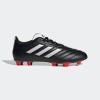 imageadidas Unisex Adult Goletto VIII Firm Ground Soccer ShoeBlackWhiteRed