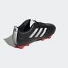 imageadidas Unisex Adult Goletto VIII Firm Ground Soccer ShoeBlackWhiteRed