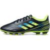 imageadidas UnisexAdult Copa Sense4 Flexible Ground Soccer ShoeBlackBright CyanTeam Solar Yellow