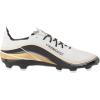 imageadidas UnisexAdult Gamemode Syn Firm Ground Soccer ShoeWhiteGold MetallicBlack