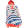 imageadidas UnisexAdult Gamemode Syn Firm Ground Soccer ShoeWhiteSilver MetallicSolar Red