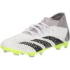 imageAdidas Unisex Accuracy 3 Firm GroundWhiteCore BlackLucid Lemon