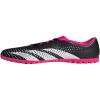 imageadidas Unisex Accuracy4 Turf Flexible Ground Soccer ShoeBlackWhiteTeam Shock Pink