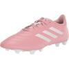 imageadidas Unisex Adult Goletto VIII Firm Ground Soccer ShoeWonder MauveWhiteWhite