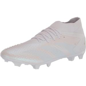 imageadidas Unisex Accuracy2 Firm Ground Soccer ShoeWhiteWhiteBlack