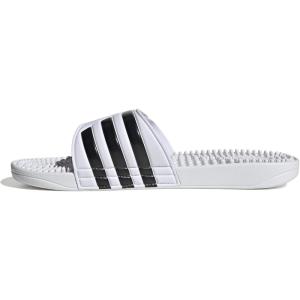 imageadidas UnisexAdult Adissage Slides SandalWhiteCore BlackWhite