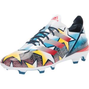 imageadidas UnisexAdult Gamemode Syn Firm Ground Soccer ShoeWhiteSilver MetallicPantone