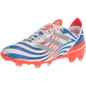 imageadidas UnisexAdult Gamemode Syn Firm Ground Soccer ShoeWhiteSilver MetallicSolar Red