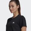 imageadidas Womens Aeroready Designed 2 Move Sport TeeBlackWhite