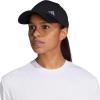 imageadidas Womens Backless Ponytail Hat Adjustable Fit Baseball CapBlackBlackGrey