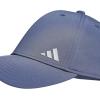 imageadidas Womens Backless Ponytail Hat Adjustable Fit Baseball CapPreloved Ink BlueSilver Metallic