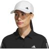 imageadidas Womens Backless Ponytail Hat Adjustable Fit Baseball CapWhiteBlack2