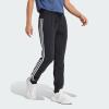 imageadidas Womens Essentials 3Stripes PantsBlackWhite