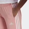 imageadidas Womens Essentials 3Stripes PantsWonder MauveWhite