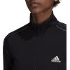 imageadidas Womens Sereno Track JacketBlackGreyWhite