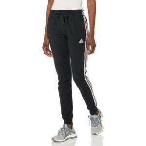 imageadidas Womens Essentials 3Stripes PantsBlackClear Pink