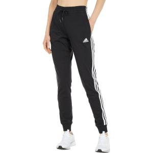 imageadidas Womens Essentials 3Stripes PantsBlackWhite