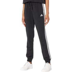 imageadidas Womens Essentials 3Stripes PantsCore BlackWhite