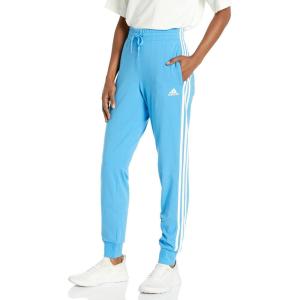 imageadidas Womens Essentials 3Stripes PantsPulse BlueWhite