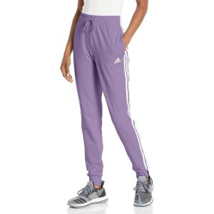 imageadidas Womens Essentials 3Stripes PantsViolet FusionWhite