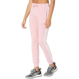 imageadidas Womens Essentials 3Stripes PantsWonder MauveWhite