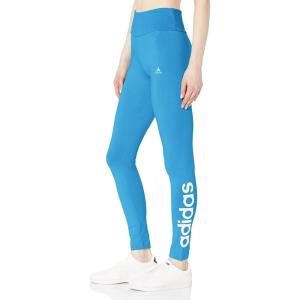 imageadidas Womens Loungewear Essentials HighWaisted Logo LeggingsApp Sky RushWhite