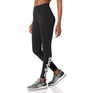 imageadidas Womens Loungewear Essentials HighWaisted Logo LeggingsBlackWhite