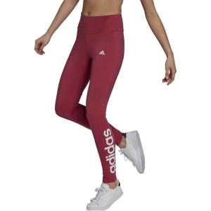 imageadidas Womens Loungewear Essentials HighWaisted Logo LeggingsWild PinkWhite