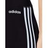 imageadidas Womens Designed 2 Move 3Stripes Highrise Long TightsBlackGlow Blue