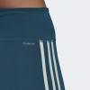 imageadidas Womens Designed 2 Move 3Stripes Highrise Long TightsTech Mineral