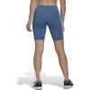 imageadidas Womens Essentials 3Stripes Bike ShortsAltered BlueWhite