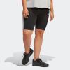 imageadidas Womens Essentials 3Stripes Bike ShortsBlackWhite