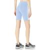 imageadidas Womens Essentials 3Stripes Bike ShortsBlue DawnWhite