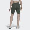 imageadidas Womens Essentials 3Stripes Bike ShortsGreen Oxidewhite